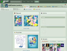 Tablet Screenshot of anticosmo-lovers.deviantart.com