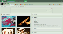 Desktop Screenshot of inside-voice.deviantart.com