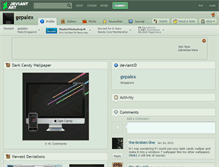 Tablet Screenshot of gepalex.deviantart.com