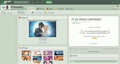 Desktop Screenshot of ff-versusxiii.deviantart.com
