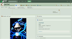 Desktop Screenshot of cokethief.deviantart.com