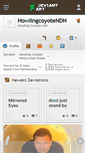 Mobile Screenshot of howlingcoyotendn.deviantart.com