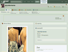 Tablet Screenshot of dolcefarniente.deviantart.com