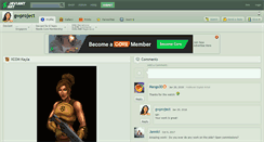 Desktop Screenshot of gwproject.deviantart.com
