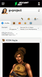 Mobile Screenshot of gwproject.deviantart.com
