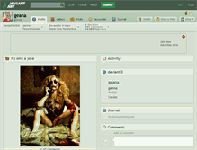 Tablet Screenshot of geana.deviantart.com