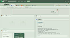Desktop Screenshot of bcclark88.deviantart.com