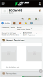 Mobile Screenshot of bcclark88.deviantart.com