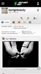 Mobile Screenshot of benignbeauty.deviantart.com