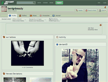 Tablet Screenshot of benignbeauty.deviantart.com