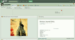 Desktop Screenshot of mariahager.deviantart.com