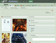 Tablet Screenshot of drener.deviantart.com