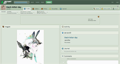 Desktop Screenshot of black-letter-day.deviantart.com