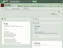 Tablet Screenshot of divertigo.deviantart.com