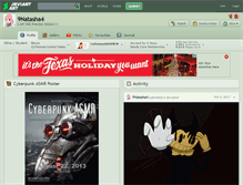 Tablet Screenshot of 9natasha4.deviantart.com