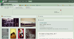 Desktop Screenshot of in-retro-spect.deviantart.com