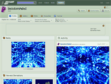 Tablet Screenshot of deuceovspadez.deviantart.com