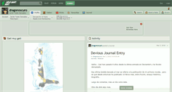 Desktop Screenshot of dragonoscuro.deviantart.com