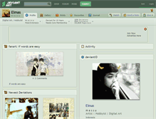 Tablet Screenshot of elmas.deviantart.com
