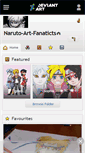 Mobile Screenshot of naruto-art-fanaticts.deviantart.com