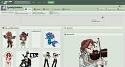 Desktop Screenshot of dynastygoddess.deviantart.com