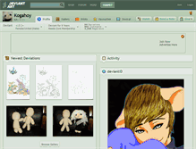 Tablet Screenshot of kogahoy.deviantart.com