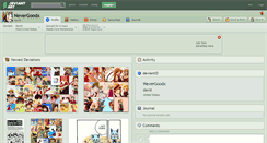 Desktop Screenshot of nevergoodx.deviantart.com