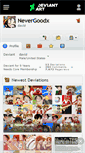 Mobile Screenshot of nevergoodx.deviantart.com