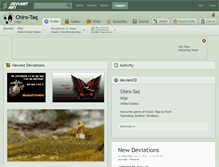 Tablet Screenshot of chiro-taq.deviantart.com