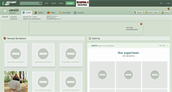 Desktop Screenshot of cero33.deviantart.com