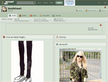 Tablet Screenshot of doodleheart.deviantart.com