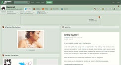 Desktop Screenshot of memoret.deviantart.com