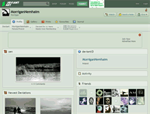 Tablet Screenshot of morrigannemhaim.deviantart.com