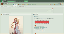 Desktop Screenshot of luciana-lu.deviantart.com