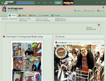 Tablet Screenshot of lordmagnusen.deviantart.com