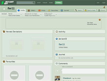 Tablet Screenshot of fier22.deviantart.com