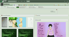 Desktop Screenshot of nexremeo.deviantart.com