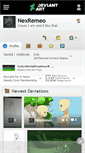 Mobile Screenshot of nexremeo.deviantart.com