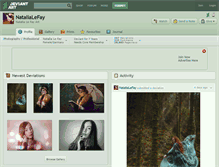 Tablet Screenshot of natalialefay.deviantart.com