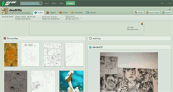 Desktop Screenshot of deadkitty.deviantart.com