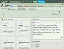 Tablet Screenshot of annanno.deviantart.com