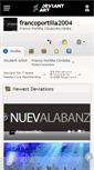 Mobile Screenshot of francoportilla2004.deviantart.com