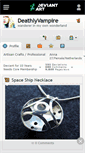 Mobile Screenshot of deathlyvampire.deviantart.com