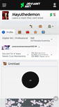 Mobile Screenshot of mayuthedemon.deviantart.com
