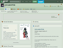 Tablet Screenshot of aninvaderspride.deviantart.com
