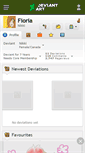Mobile Screenshot of fioria.deviantart.com
