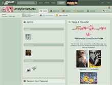 Tablet Screenshot of lovelydeviantart.deviantart.com