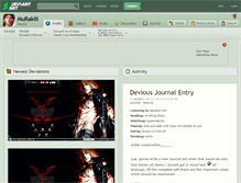 Tablet Screenshot of murakiii.deviantart.com