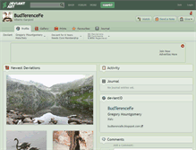 Tablet Screenshot of budterencefe.deviantart.com