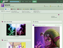 Tablet Screenshot of iamymai.deviantart.com